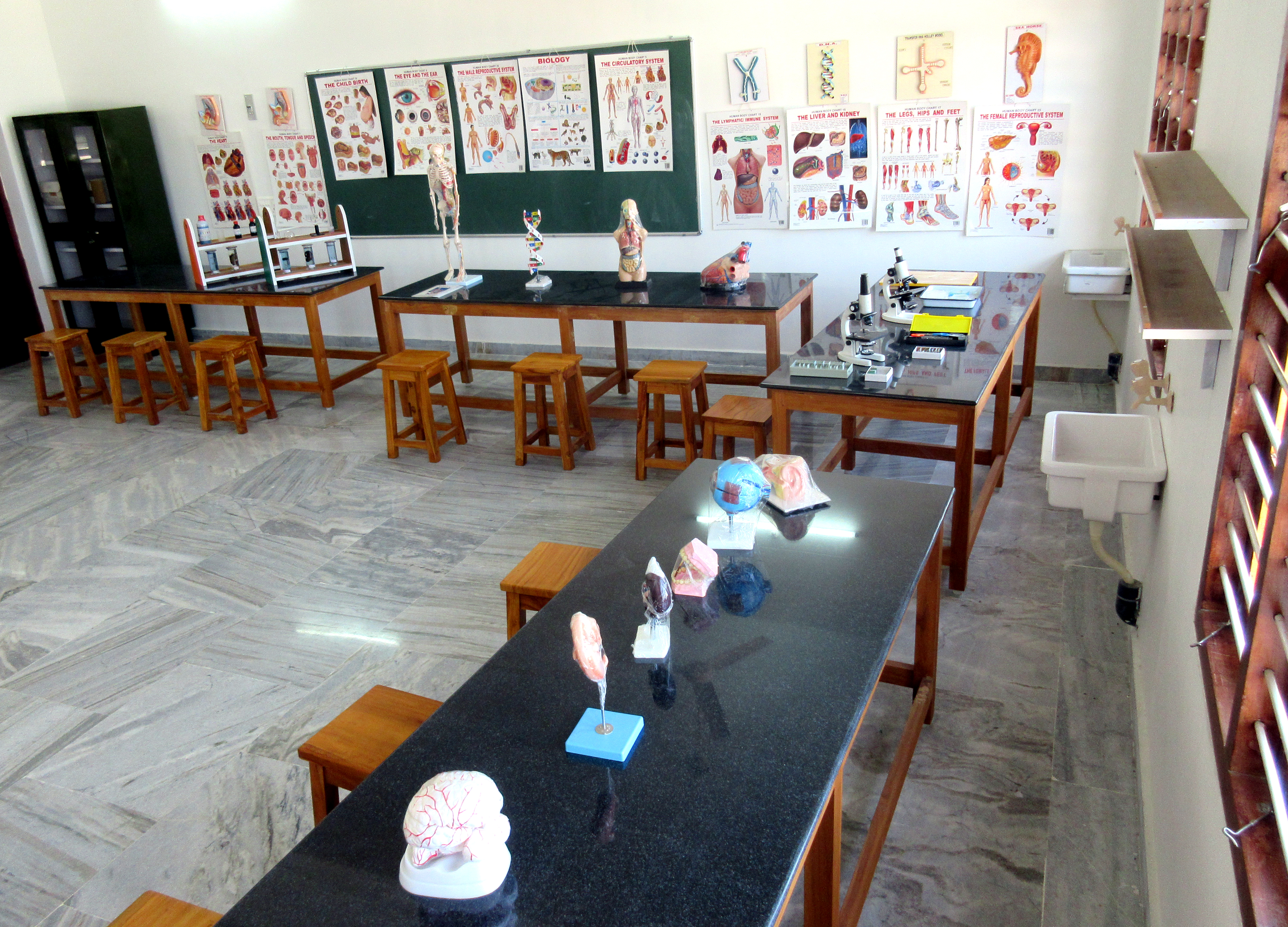 Biology Laboratory at Jeyamalli International School